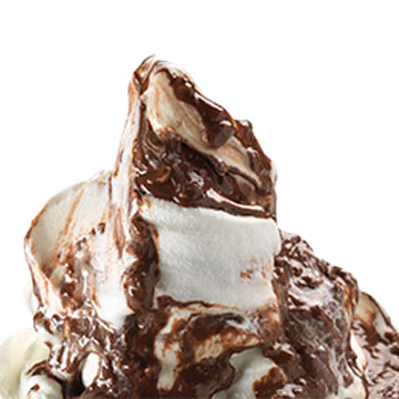 Ρίπλα πραλίνα με τριμμένο μπισκότο