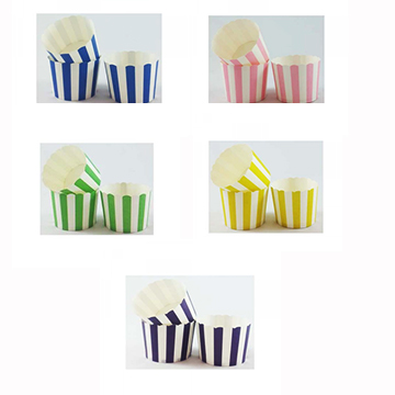 Φόρμες cupcake ριγέ