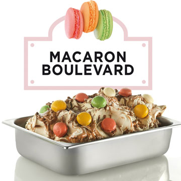 Γεύση παγωτού μακαρόν Macaron boulevard
