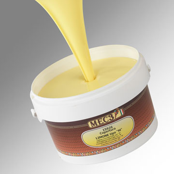 Επικάλυψη παγωτού λεμόνι