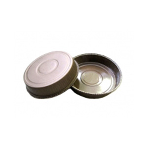 Φόρμα ψησίματος στρόγγυλη eco καφέ.