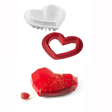 Φόρμα καρδιά πολυγωνική