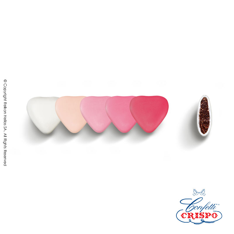 Κουφέτα σοκολάτας mini choco καρδιές