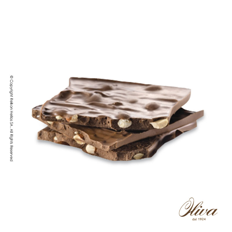 Blocks σοκολάτα γάλακτος με φουντούκι