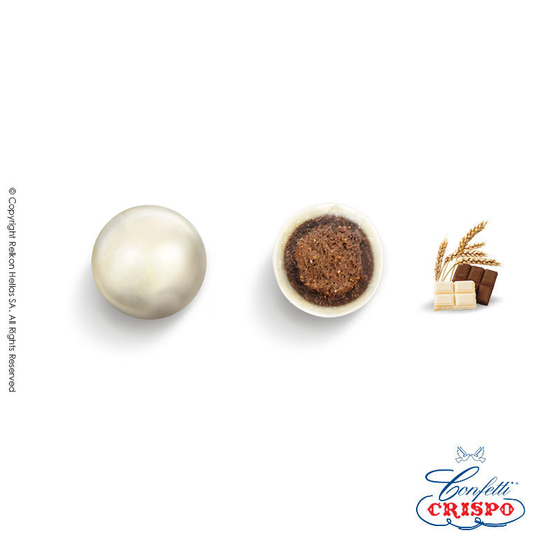 Κουφέτα με δημητριακά ivory περλέ