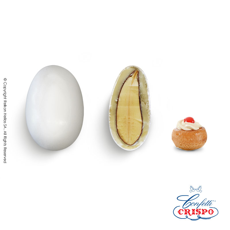 Κουφέτα αμυγδάλου με γεύση μπαμπά-καραμέλα