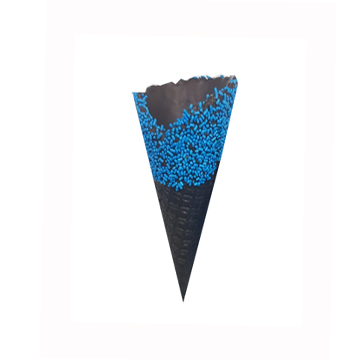 Κώνος παγωτού μαύρος με μπλε τρούφα Νο1