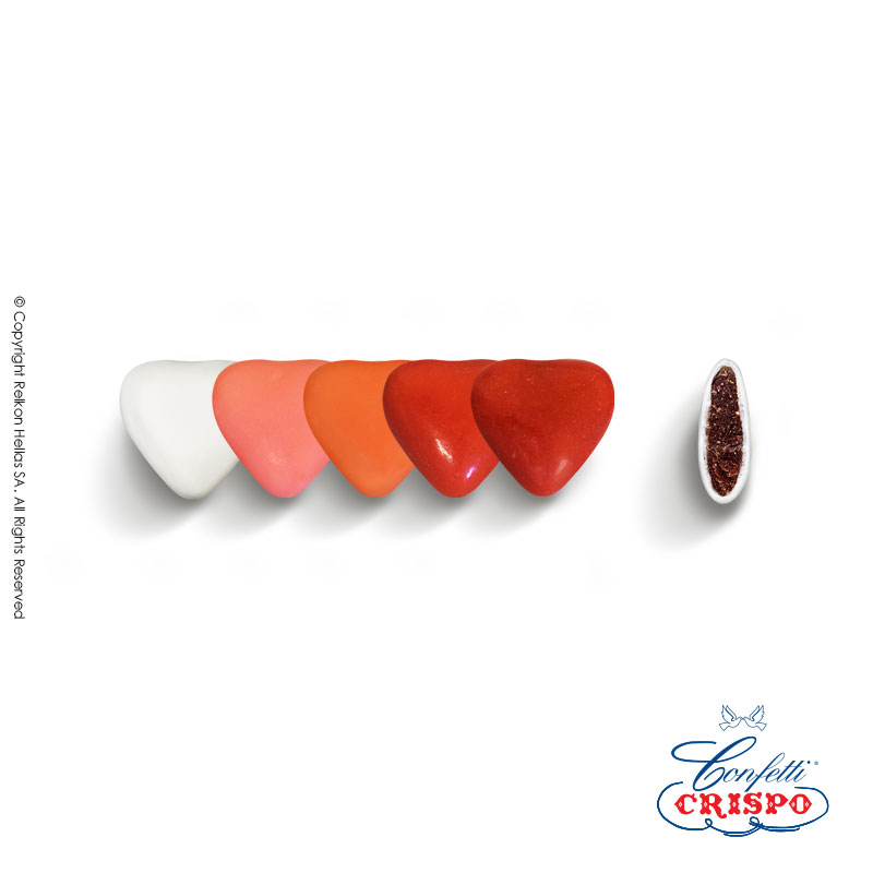 Κουφέτα σοκολάτας mini choco καρδιές