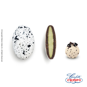 Κουφέτα σοκολάτας splash stracciatella nero