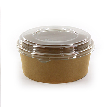 Χάρτινο μπώλ κράφτ με καπάκι