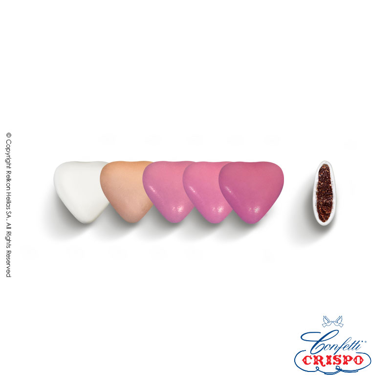 Κουφέτα σοκολάτας mini choco καρδιές