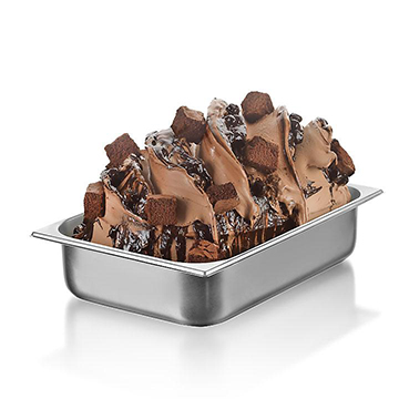 Ρίπλα παγωτού Brownies