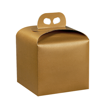 Κουτί για πανετόν χρυσό