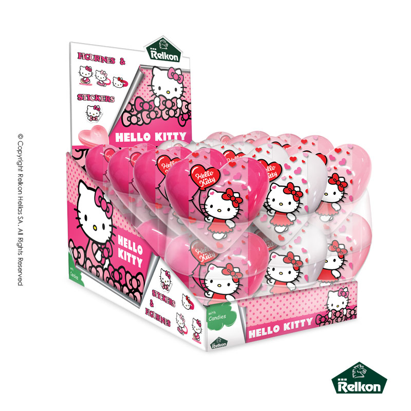 Hello Kitty καρδιές με καραμελάκια