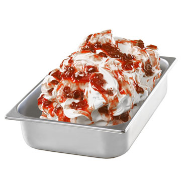 Ρίπλα παγωτού φράουλα Fior di fragola